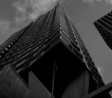greyscale skyscraper